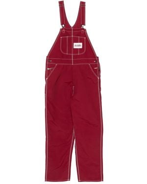 Napapijri Contrast-Stitching Jumpsuit - Red