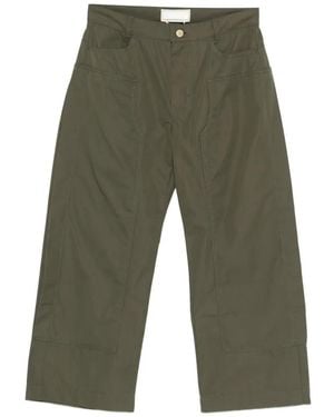 Litkovskaya Patch Wide Pants - Green