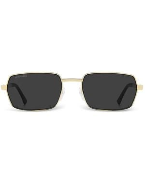 DSquared² Sonnenbrille Mit Eckigem Gestell - Weiß