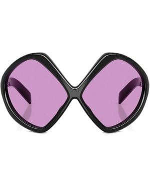 Prada Occhiali Da Sole Oversize - Viola