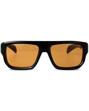 David Beckham Eckige Sonnenbrille - Schwarz