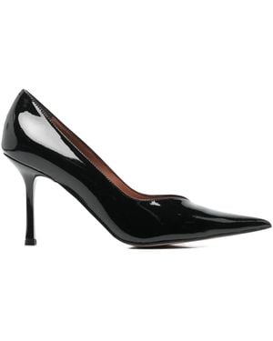 Castagna 85Mm Anya Pointed-Toe Court Shoes - Black