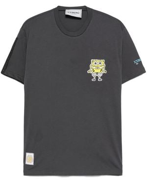 Iceberg プリント Tシャツ - ブラック
