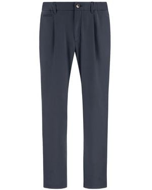 Herno Pleated Trousers - Blue