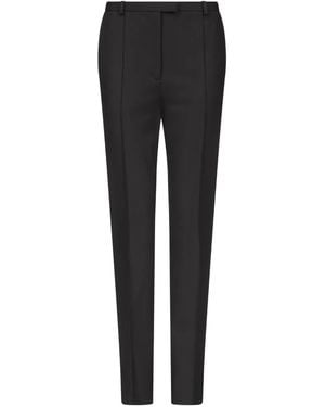 Loulou de Saison Pleat-Detail Straight Trousers - Black