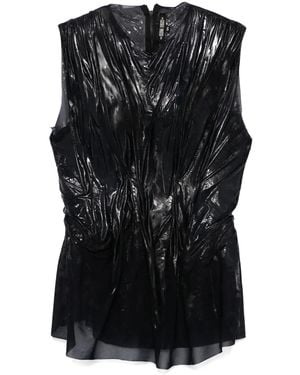 Elena Velez Hand-Painted Tank Top - Black
