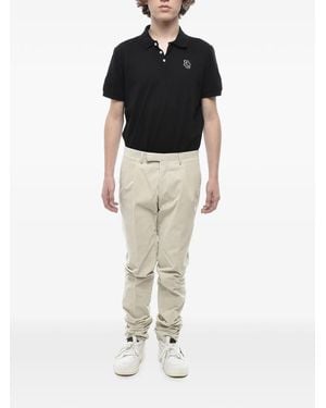 Corneliani Ribbed Velour Trousers - Natural