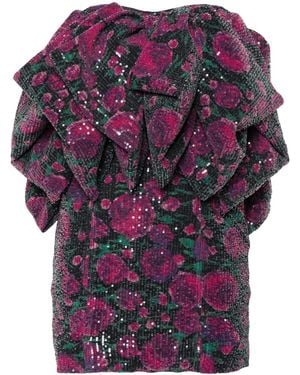 ROTATE BIRGER CHRISTENSEN Minikleid mit Schleife - Pink
