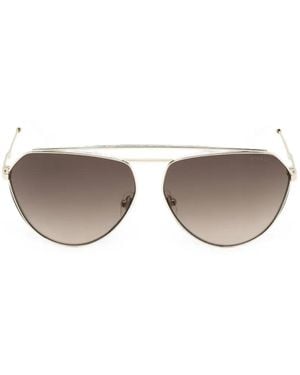 GUESS EYEWEAR Pilot-Frame Sunglasses - Grey