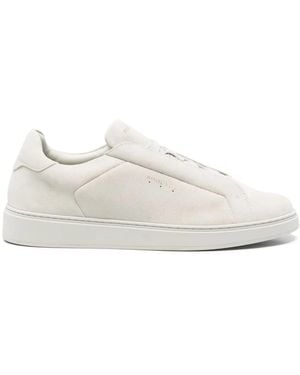 Manuel Ritz Suede Trainers - White