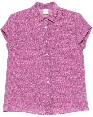 Aspesi Floral-Print Shirt - Pink