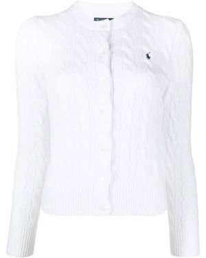 Polo Ralph Lauren Polo Pony ケーブルニット カーディガン - ホワイト