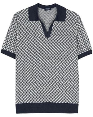 Drumohr T-Shirt A Maniche Corte - Blu
