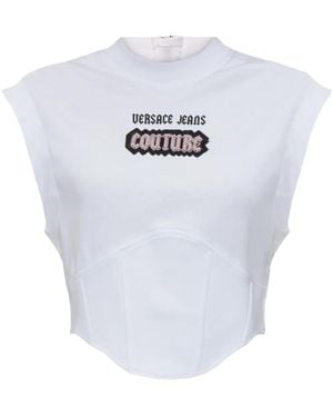 Versace Jeans Couture Sleeveless Top - White