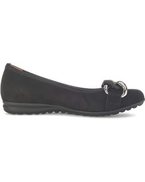Gabor Chain-Link Ballet Flats - Grey