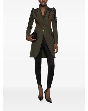PUCCI Long-Sleeve Embellished Coat - Black