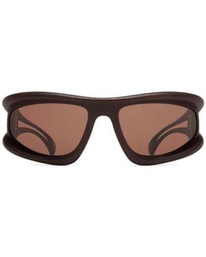 Mykita Occhiali Da Sole Geometrici - Marrone