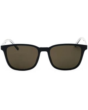 HUGO Rectangle-Frame Sunglasses - Gray