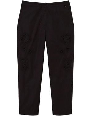 Twinset Broderie-Anglaise Trousers - Black