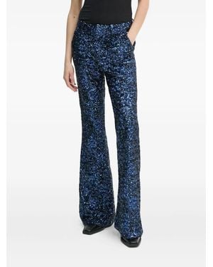 Zadig & Voltaire Pantalon Brodé De Sequins - Blue