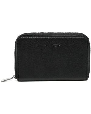 Yohji Yamamoto Cartera con cremallera - Negro