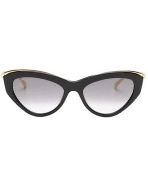 Cartier Panthère Cat-Eye Sunglasses - Black