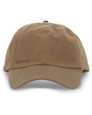 Barbour Tonal-Logo Baseball Cap - Brown