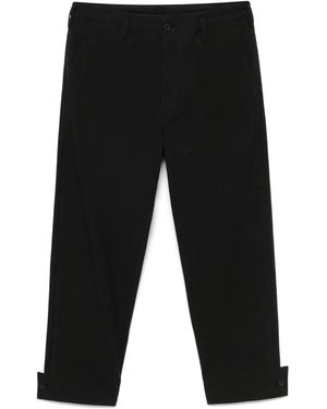 Yohji Yamamoto Tapered Trousers - Black