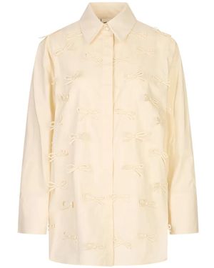 MEIMEIJ Bow-Embellished Shirt - White