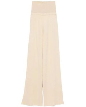 AYA MUSE Wide-Leg Trousers - White