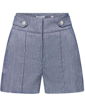 Veronica Beard High-waisted shorts - Blau