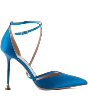 Giorgio Armani Ankle-Strap Court Shoes - Blue