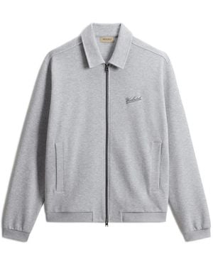 Woolrich Zip Sweatshirt - Grey