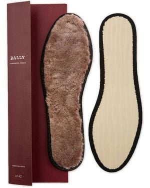 Bally Lambswool Insoles - Brown