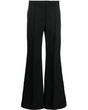 Acne Studios Mid-Rise Flared Trousers - Black