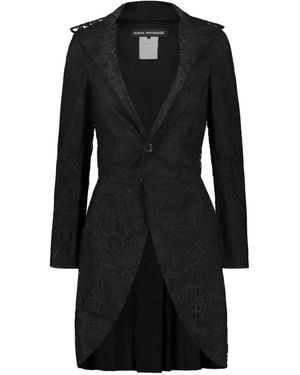 Junya Watanabe Lace Collar Coat - Black
