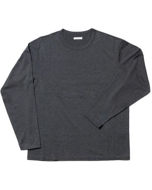 CALMLENCE Long-Sleeve Crew-Neck T-Shirt - Grey
