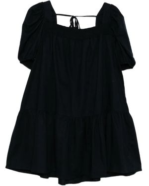 BLAKLACE Gathered Detailing Dress - Black