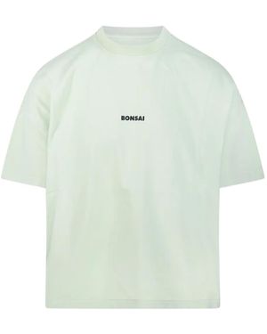 Bonsai Logo-detailed T-shirt - グリーン