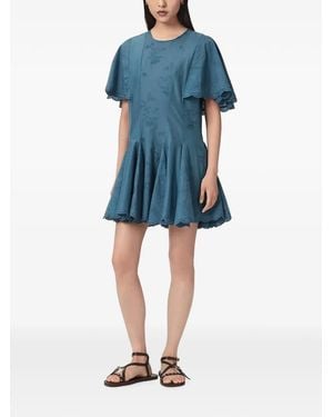 AllSaints Corla Slim-Fit Mini Dress - Blue