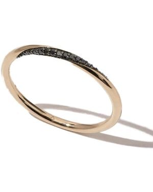 Otiumberg Twisted Thread Ring Mit Diamanten - Mettallic