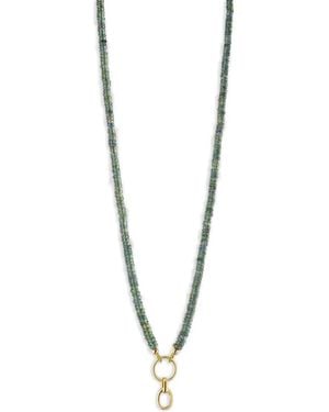 Monica Rich Kosann 18K Design Your Own Sapphire Necklace - White
