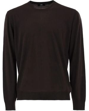 Alpha Studio Pullover Mit Rundem Ausschnitt - Schwarz