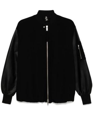 Thom Krom Matmix Bomber Jacket - Black
