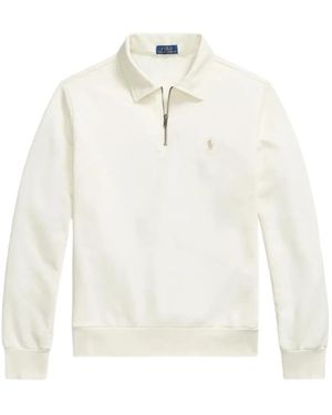 Polo Ralph Lauren Zip Polo Shirt - White