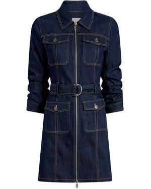 Cinq À Sept Fauna Denim Dress - Blue