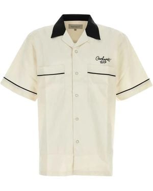Carhartt Pocket-Detail Short-Sleeve Shirt - White