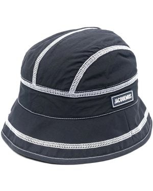Jacquemus Cappello Bucket Le Bob - Blu