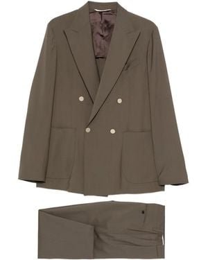 Briglia 1949 Double-Breasted Suit - Natural