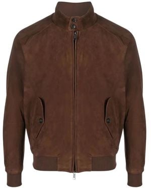 Baracuta G9 Harrington Wildlederjacke - Braun